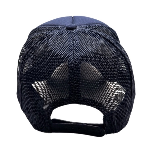 OTTO | Navy & Yellow Lightning Bolt Hat POSHFEST 2024 Exclusive Swag Trucker Hat - Picture 3 of 9